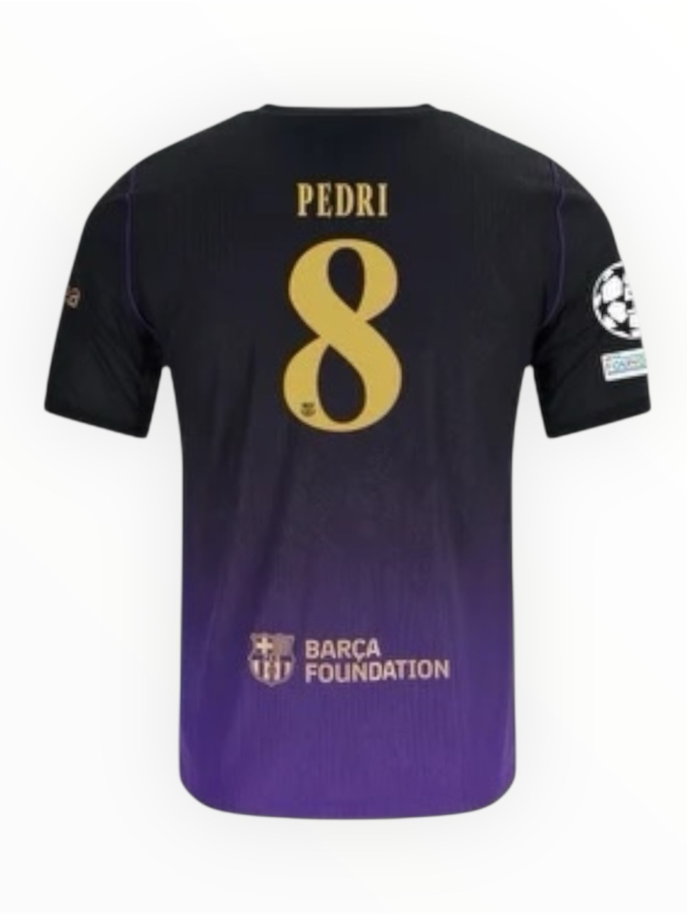 Pedri # 8 Barcelona Kobe Soccer Jersey Purple Black 💯FAST SHIPPING NWT